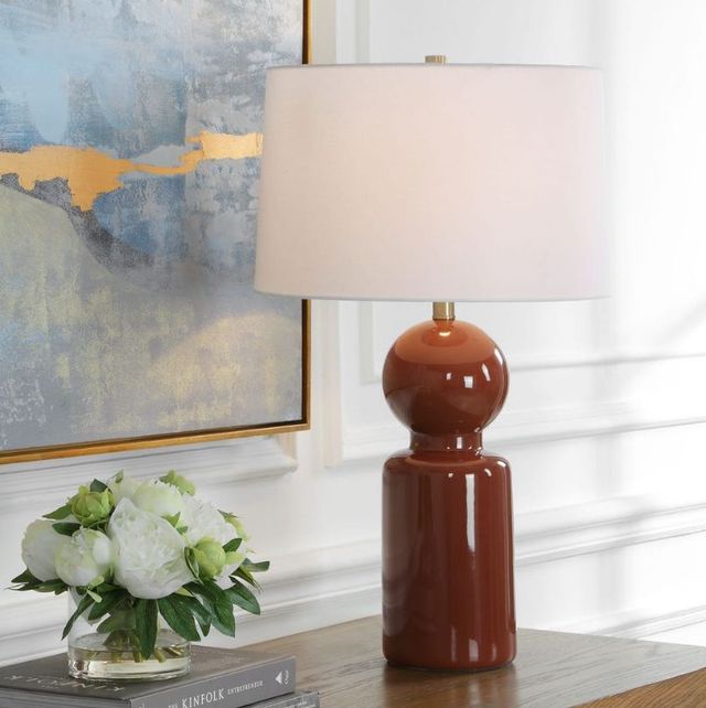 Uttermost® Marco Sienna Glaze Table Lamp-1