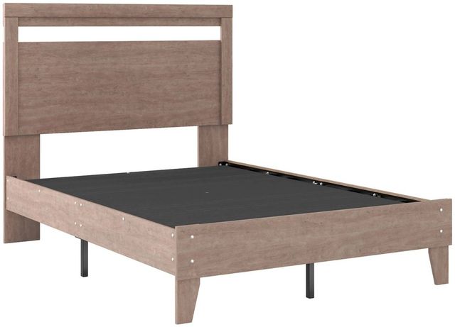 Signature Design by Ashley® Flannia 4-Piece Gray Full Panel Bed Set-1