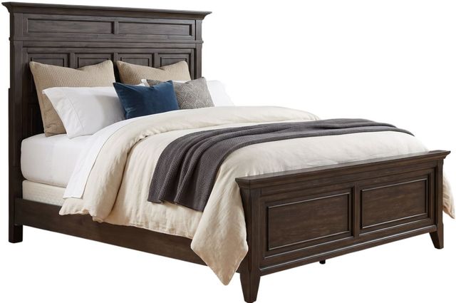 Liberty Furniture Paradise Valley 4-Piece Saddle Brown Queen Size Panel Bedroom Set-1