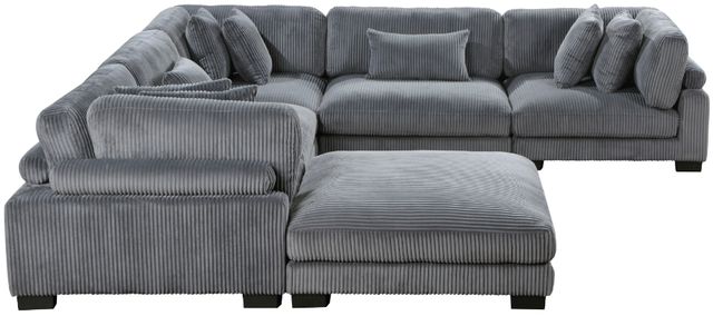 Homelegance® Traverse 6-Piece Gray Modular Sectional with Ottoman-3