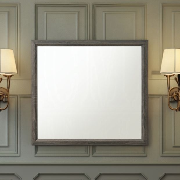 ACME Furniture Valdemar Weathered Gray Mirror-3