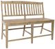 Jofran Inc. Carlyle Crossing Beige Slatback Counter Bench-0