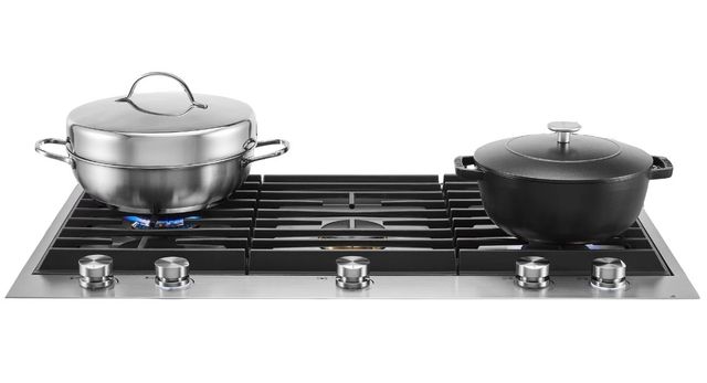 JennAir® 36" Stainless Steel Natural Gas Cooktop-1