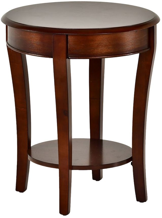 Steve Silver Co. Troy Medium Brown Cherry End Table | Sunshine ...