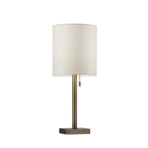 Adesso® Liam Antique Brass Table Lamp-0
