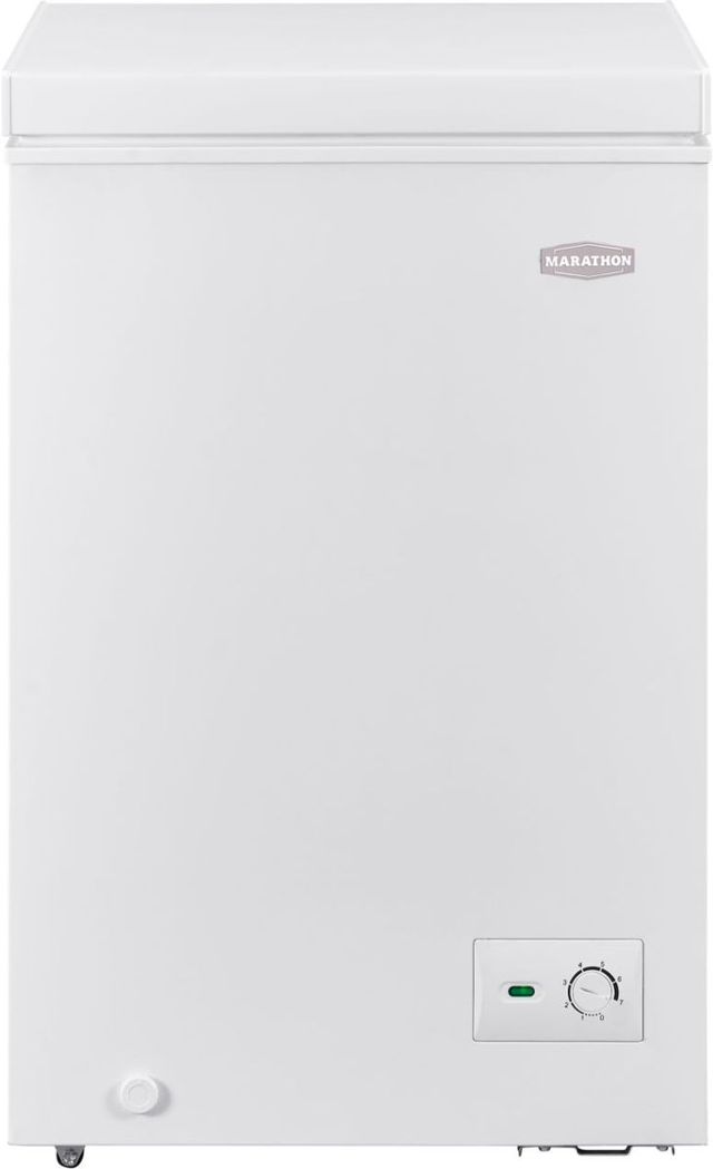 Marathon® 28" 5 Cu. Ft. White Chest Freezer-0