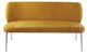 Modus Furniture Fomo Pineapple/Stainless Steel Upholstered Settee-2