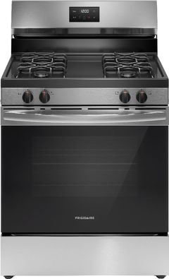 Frigidaire® 30" Stainless Steel Freestanding Gas Range