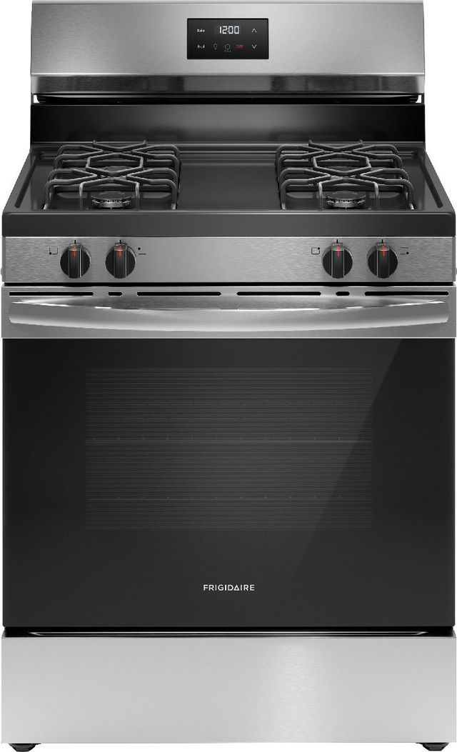 Frigidaire® 30" Stainless Steel Freestanding Gas Range
