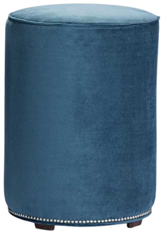Marshfield Furniture Olivia Blue Counter Height Ottoman-0