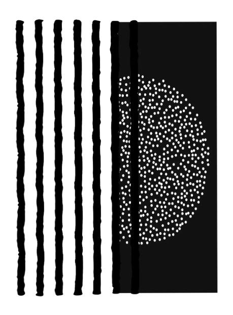 Classy Art Chasing Dots II by Yvonne Coleman Burney Wall Art-0