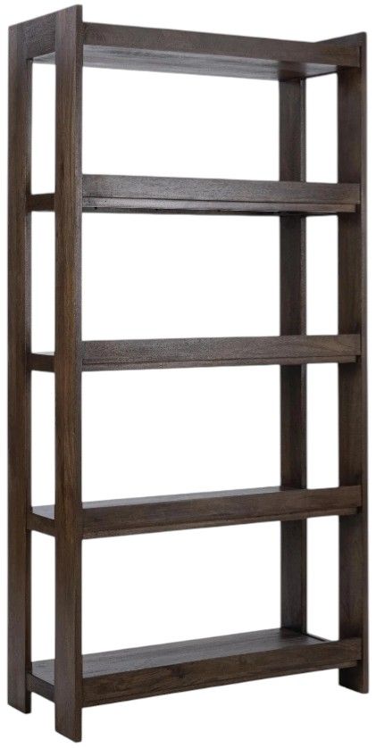 Classic Home Marine Cocoa Brown Bookcase-4