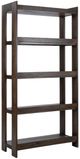 Classic Home Marine Cocoa Brown Bookcase-4