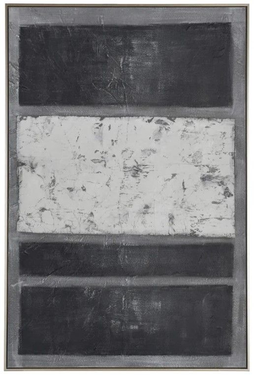Stylecraft Neutral Whisper Black/Gray/Off-White Wall Art-0