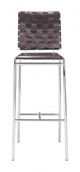Zuo® Criss Cross Espresso Set of 2 Bar Chair-1