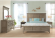 Riverside Furniture Myra Queen Natural Louver Bed -1