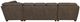 Jackson Furniture Royce 4-Piece Taupe Left Side Facing U-Shape Chaise Sectional Set-3