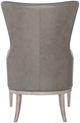 Hooker® Furniture CC Kyndall Guiltless Gray Club Chair with Accent Pillow-3