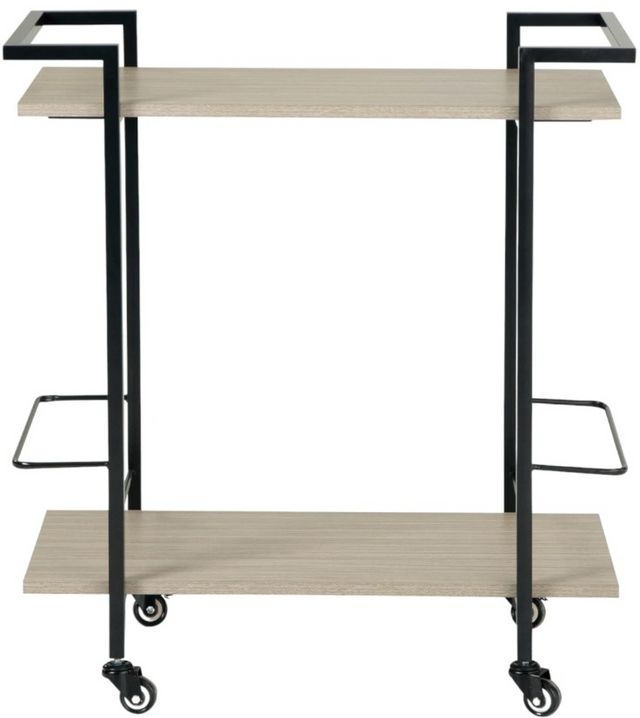Signature Design by Ashley® Waylowe Brown/Black Bar Cart-1