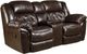 HomeStretch Cheyenne Whiskey Power Reclining Loveseat with Console-0