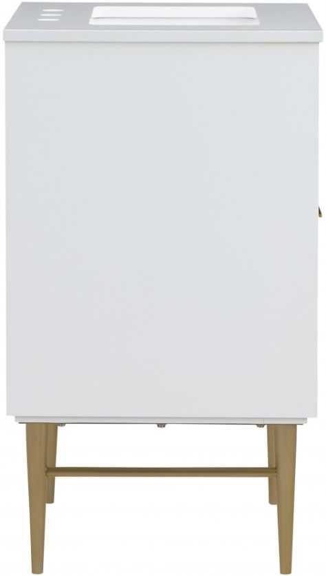 Meridian Furniture Modernist White 24" Bathroom Vanity-4