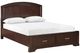 Homelegance® Hudson Cherry Full Platform Storage Bed-4