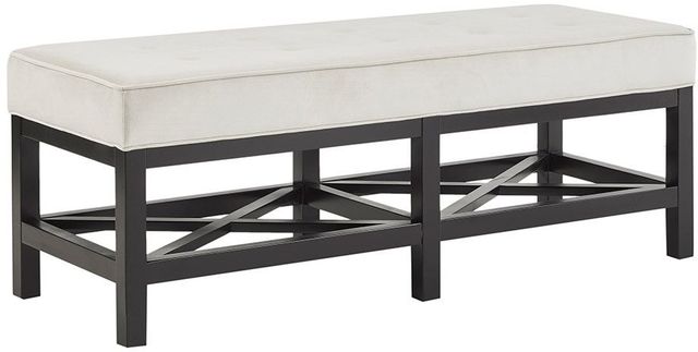 Olliix by Martha Stewart Cream Braeside Bench-1