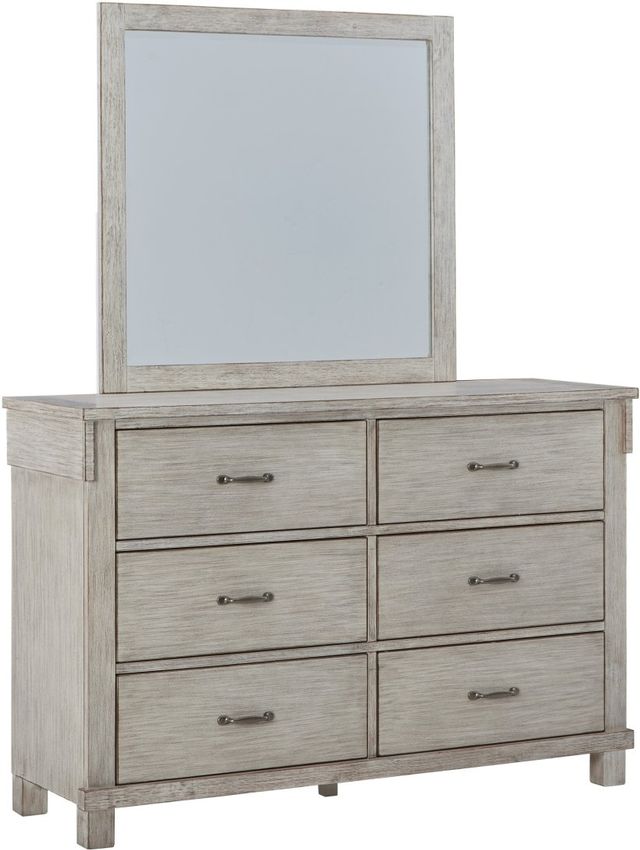 Signature Design by Ashley® Hollentown Whitewash Dresser and Mirror-0