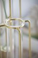 A & B Home Oversized Clear/Gold Vase-4
