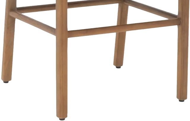 Moe's Home Collection Mira Black Teak Outdoor Dining Chair -4