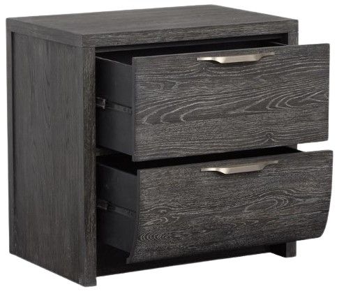 Magnussen Home® Kinsley Black Heron Drawer Nightstand-3