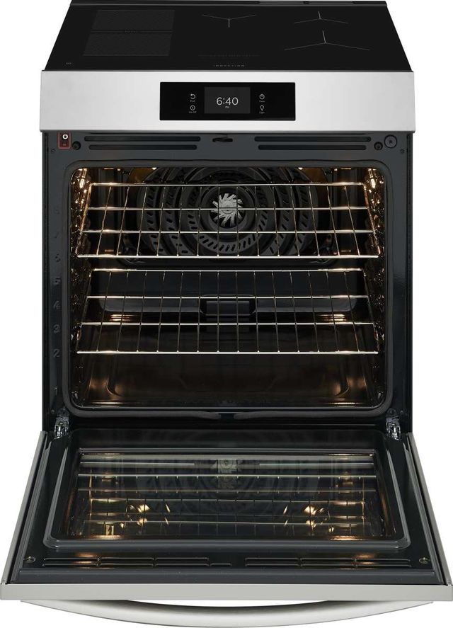 Frigidaire Gallery® 30" Smudge-Proof® Stainless Steel Slide-In Induction Range with Stone-Baked Pizza-1