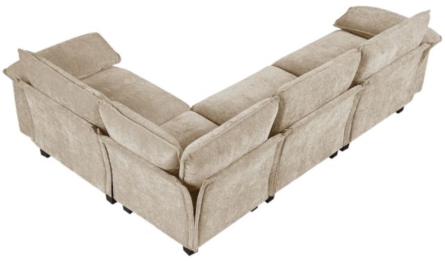 Homelegance® Dublin 4-Piece Taupe Modular Sectional-4