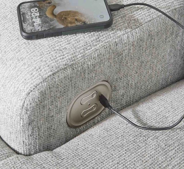 Signature Design by Ashley® Acklen Place 3-Piece Pewter Right-Arm Facing Power Reclining Sectional Sofa and Chaise-4