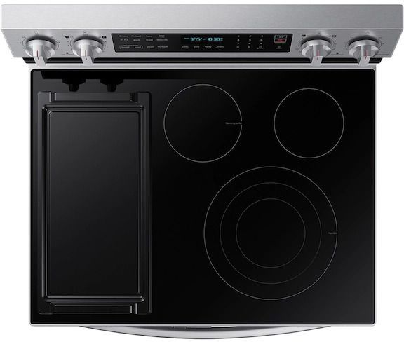 Samsung 30" Fingerprint Resistant Stainless Steel Freestanding Electric Range-4