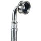 Yale Appliance 2 Pack Braided Stainless Steel Washing Machine Hoses with Elbow-2