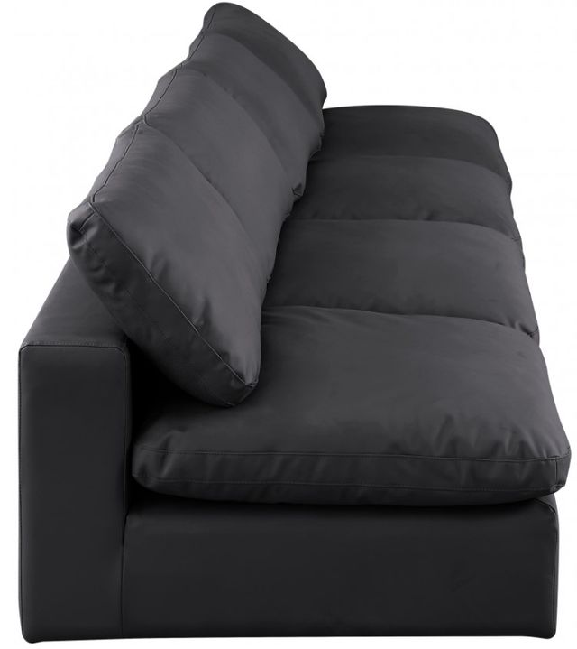 Meridian Furniture Comfy 4-Piece Black Armless Sofa-2