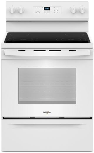 Whirlpool® 30" White Freestanding Electric Range