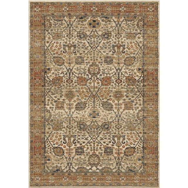 Orian Aria Tree Of Life Off White 9' X 13' Rug-0