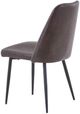 Jofran Inc. Maddox Dark Brown Upholstered Dining Side Chair-4