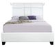 Bernards Calypso Beige Upholstered Queen Panel Bed with Bluetooth-2