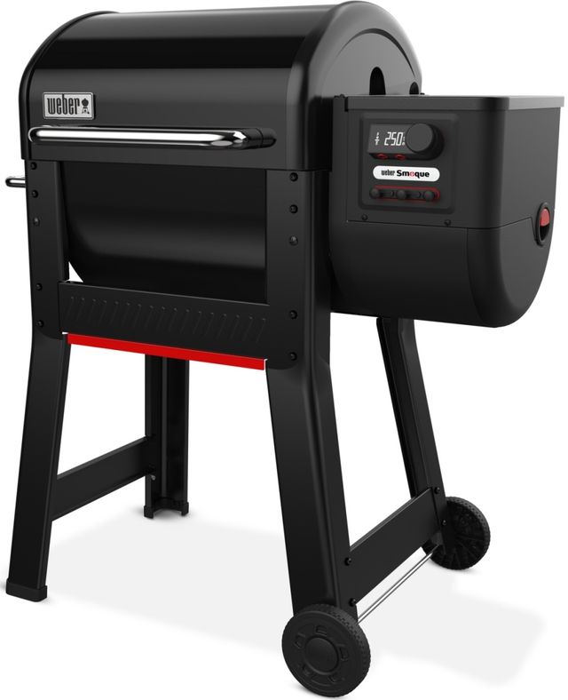 Weber® Smoque™ 39" Black Wood Pellet Smoker-3