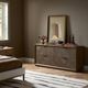 Four Hands Salta Brown Oak Thin Oyster Dresser-1