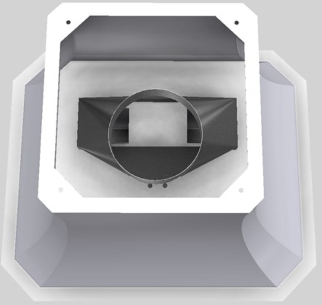 Vent-A-Hood® Designer Series 36" White Island Range Hood-2