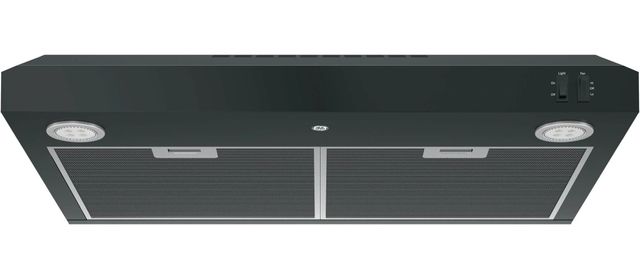 GE® Series 30" Black Under Cabinet Range Hood-3