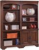 Aspenhome® Richmond Brown Burgundy Door Bookcases-1