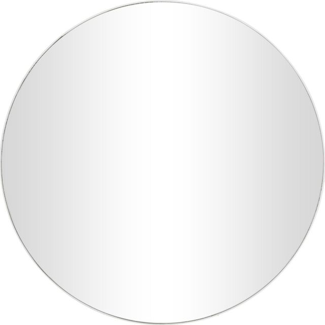 Deco Marche White Thin Minimalistic Frame Mirror-0