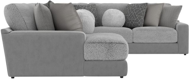 Jackson Furniture Canyon 4-Piece Gray/Platinum/Zinc Left-Arm Facing Sectional-4
