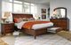 Aspenhome® Cambridge Brown Cherry King/California King Low Profile Storage Footboard-1
