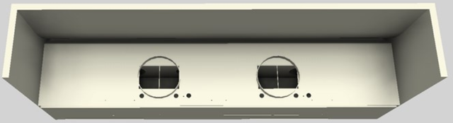 Vent-A-Hood® 66" Biscuit Wall Mounted Range Hood-2